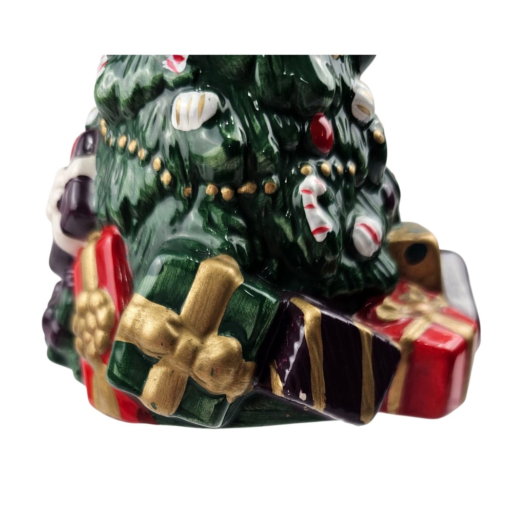 Allure 1996‎ Christmas Tree Ceramic Soap Dispenser Holiday Decor - Picture 8 of 12